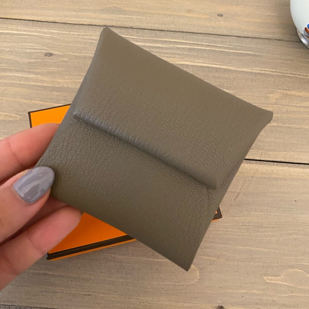Hermès 2023 Chèvre Mysore Bastia Wallet